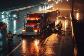 leyes de accidentes de camión