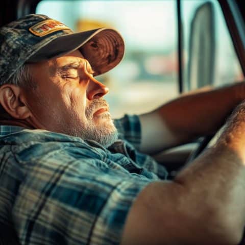 Driver fatigue and truck accidents